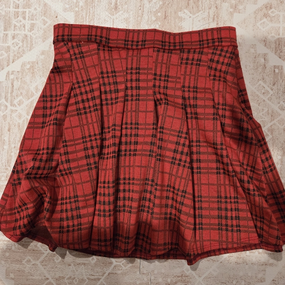 Red Plaid Women's Skirt Windsor